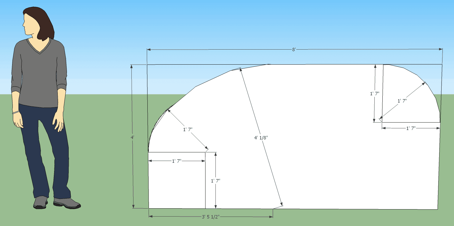 Teardrop camper dimensions