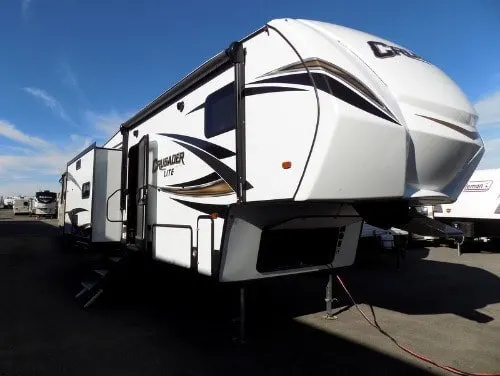 This is the 2021 Primetime Crusader Lite 29RS from Camping World.