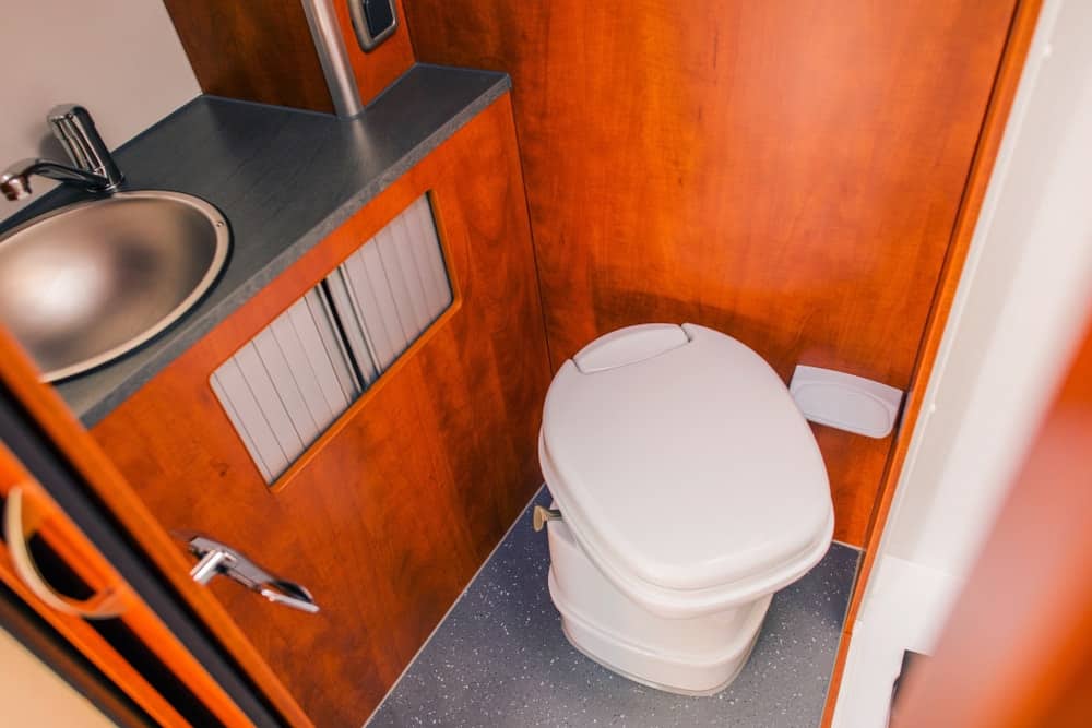 Cassette Toilet in an RV