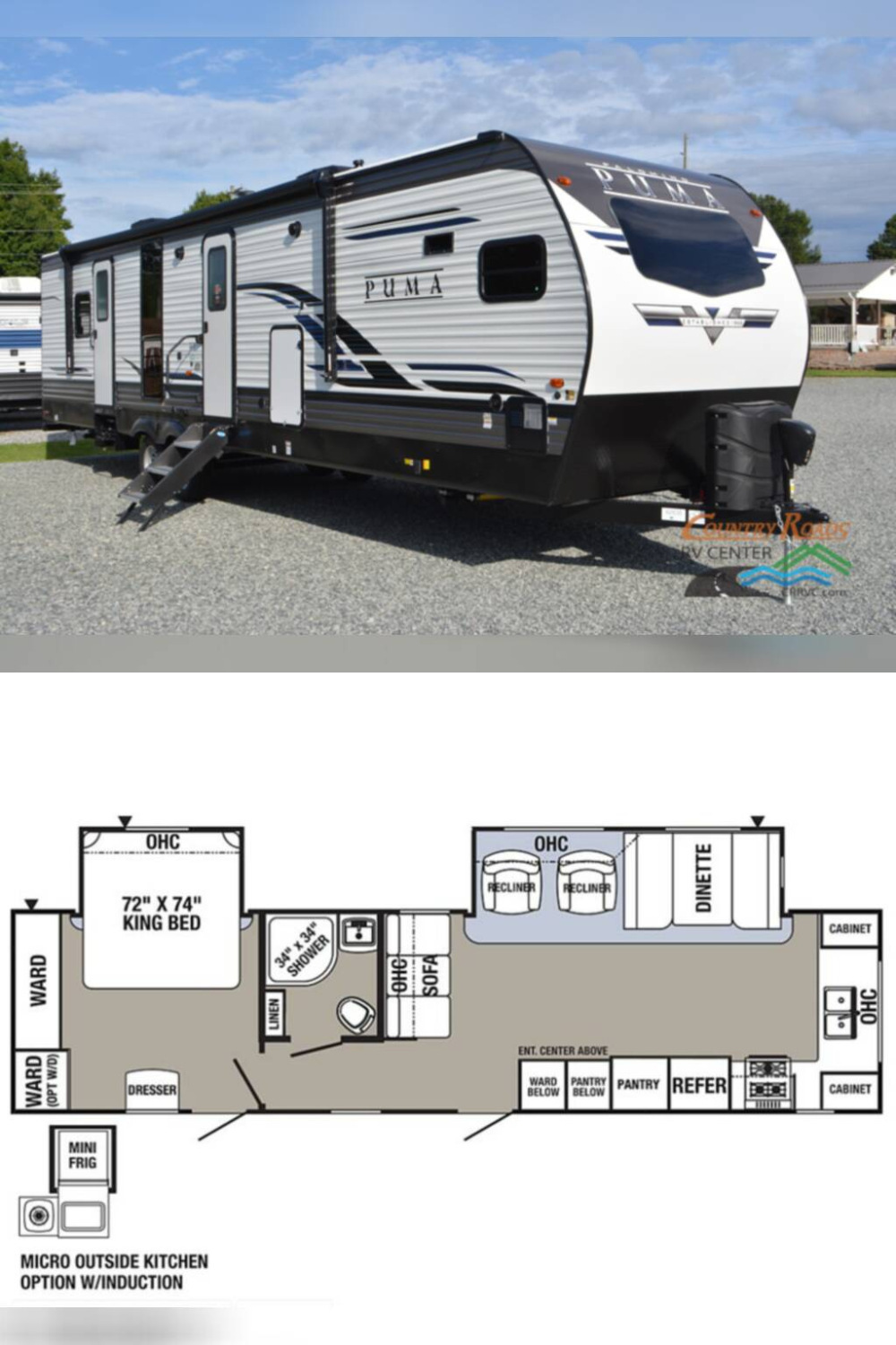 New 2024 Palomino Puma 31FKRK Travel Trailer RV