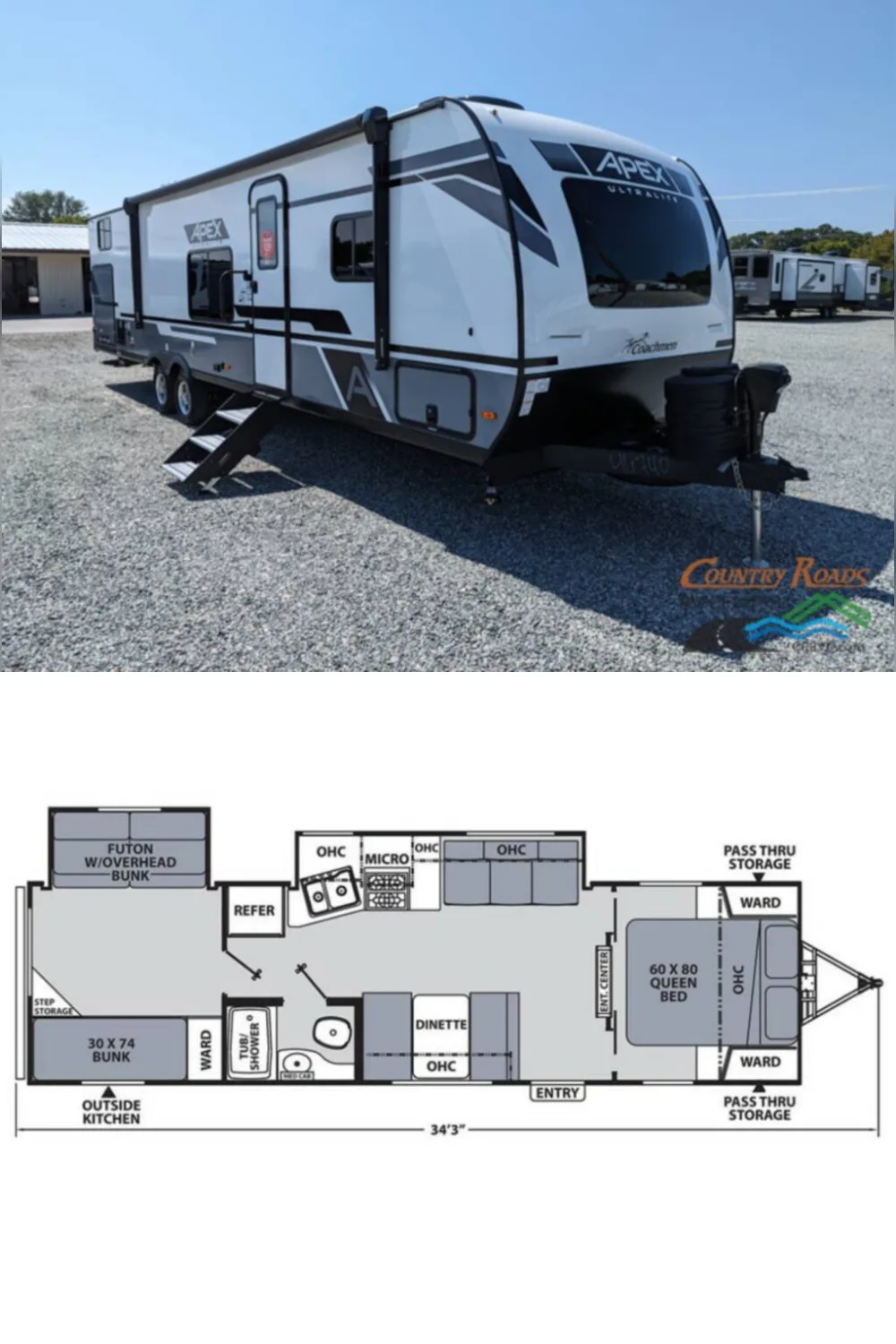 New 2024 Coachmen APEX 300BHS Travel Trailer RV