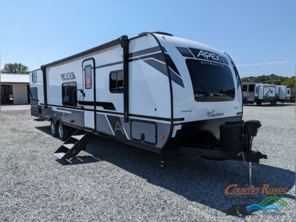 Front view of the New 2024 Coachmen APEX 300BHS Travel Trailer RV.