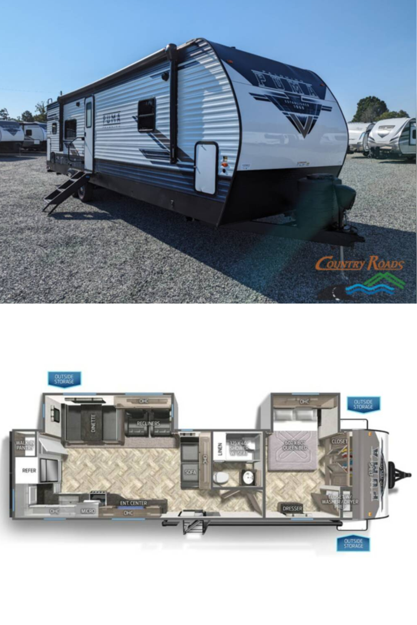 New 2024 Palomino PUMA 30RKQS Travel Trailer RV