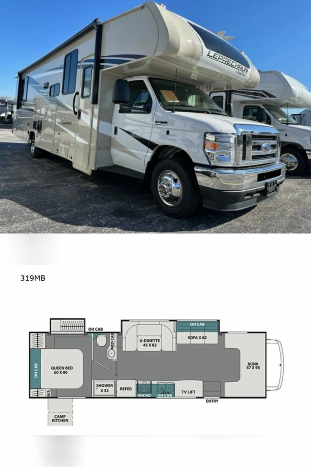 New 2023 Coachmen Leprechaun LEPRECHAUN 319 Class C RV