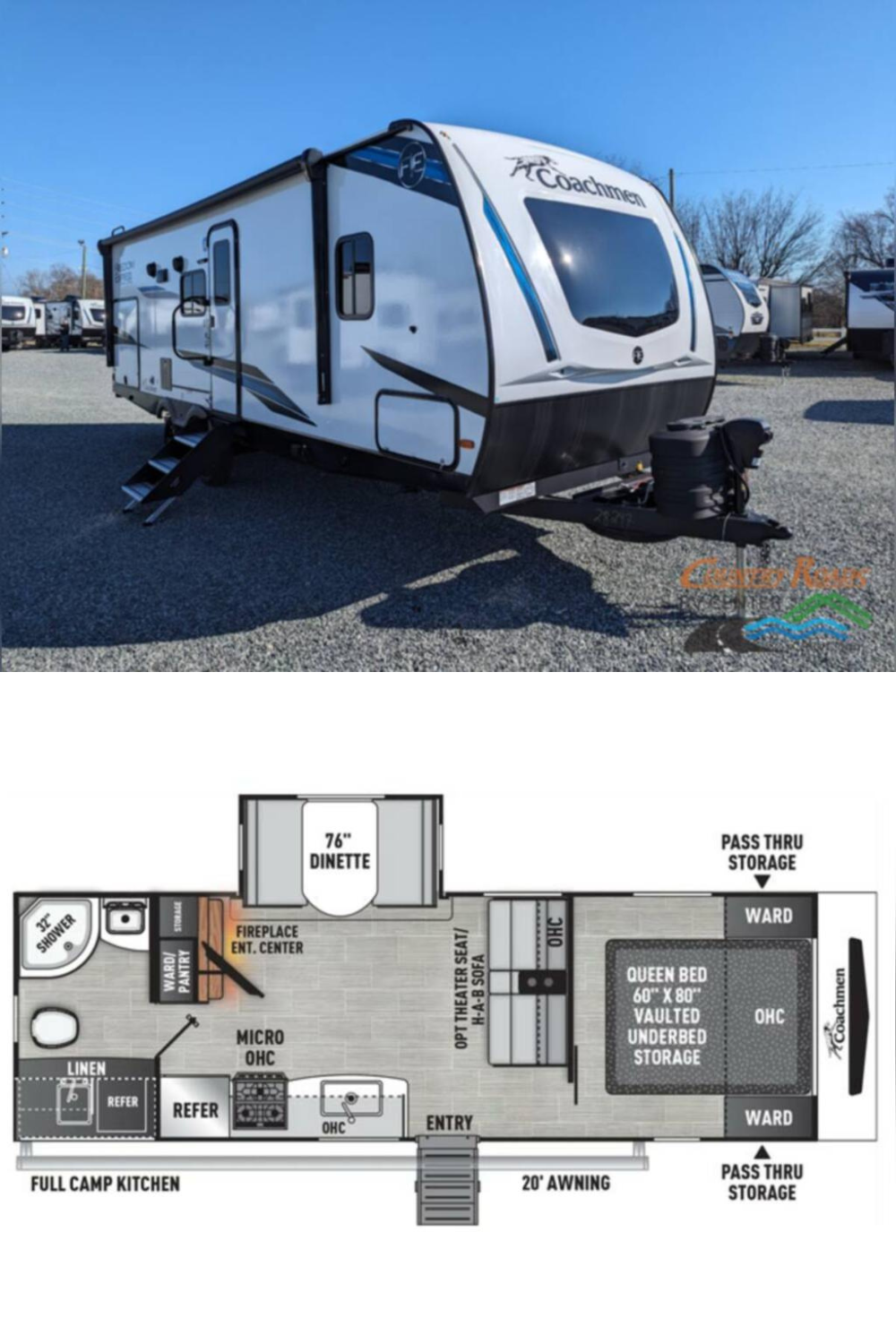 New 2024 Coachmen Freedom Express Ultra Lite 252RBS Travel Trailer RV