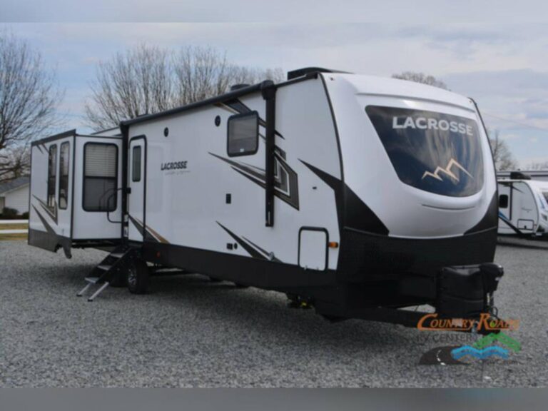 New 2023 Prime Time Lacrosse 3411RK Travel Trailer RV (Floor Plan)