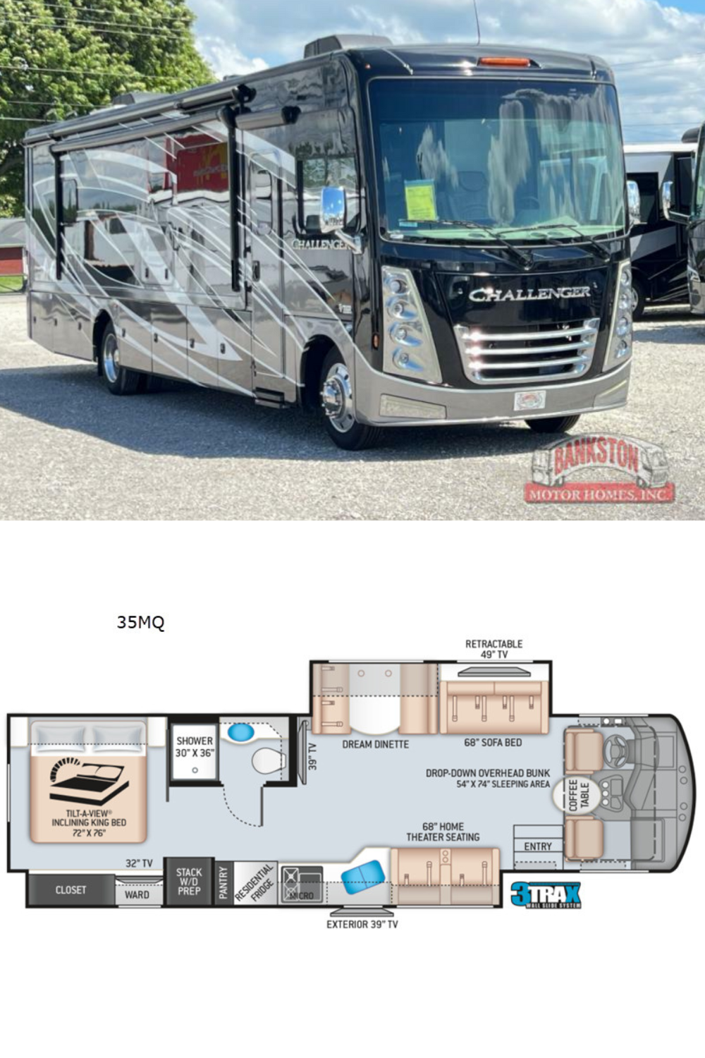 New 2022 Thor Motor Coach Challenger 35MQ Class A RV