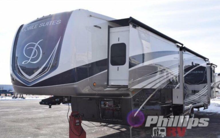 New 2022 DRV Luxury Suites Mobile Suites 43 Atlanta Fifth Wheel RV (Floor Plan)