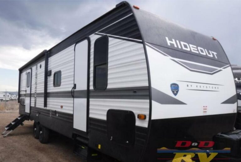 New 2022 Keystone RV Hideout 29DFS Travel Trailer RV (Floor Plan)