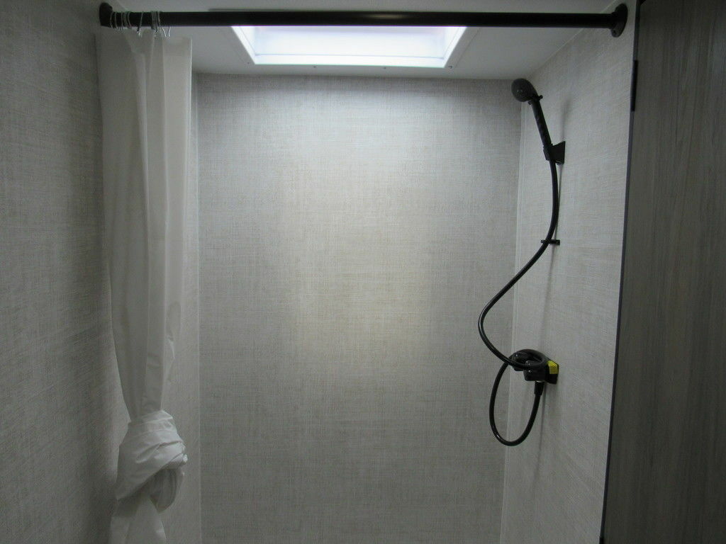 Shower room with skylight