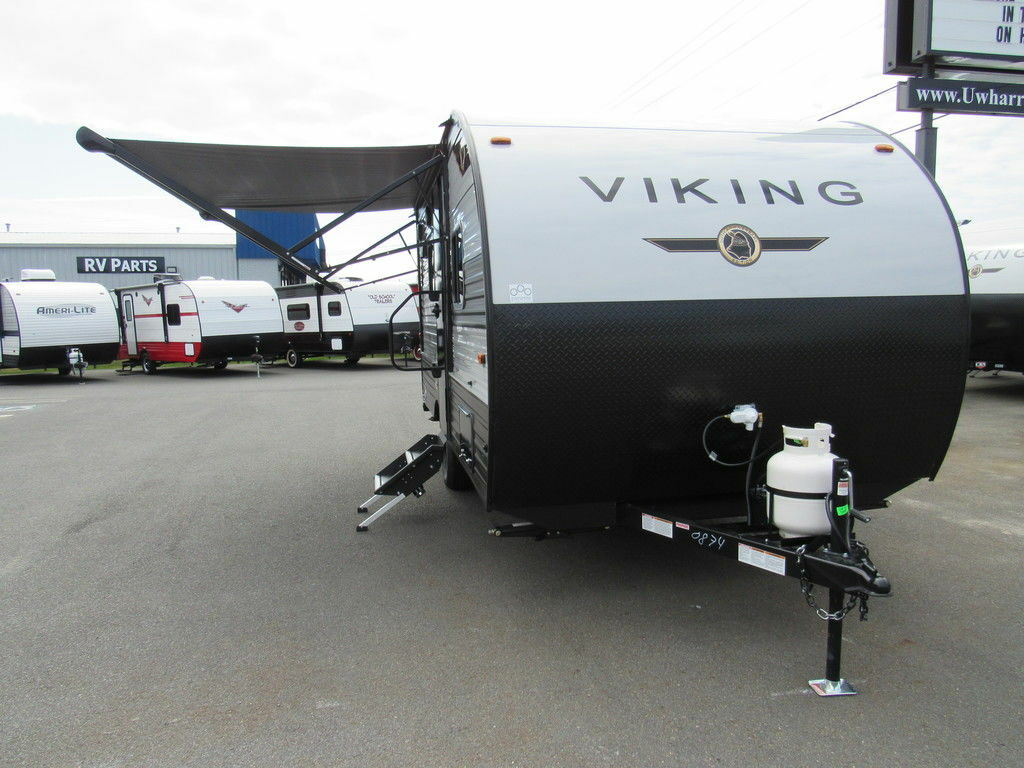 Front view of the New 2022 Coachmen Viking 162RBU Travel Trailer RV.