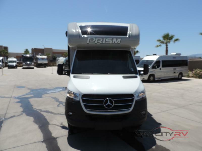 Front view of the New 2022 Coachmen Rv Prism Select 24FS Class C RV.