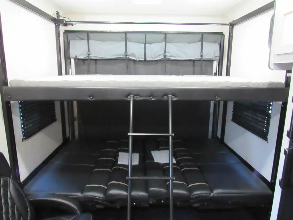 Sleeping area with bunks.