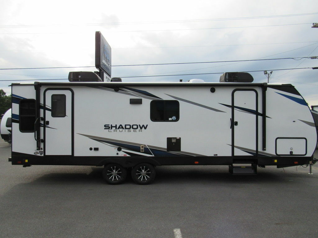 Side view of the New 2022 Cruiser Rv Shadow Cruiser 269RLS Travel Trailer RV.