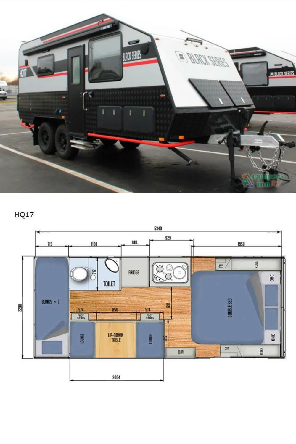 New 2022 Black Series Camper Black Series Camper HQ17 Travel Trailer RV