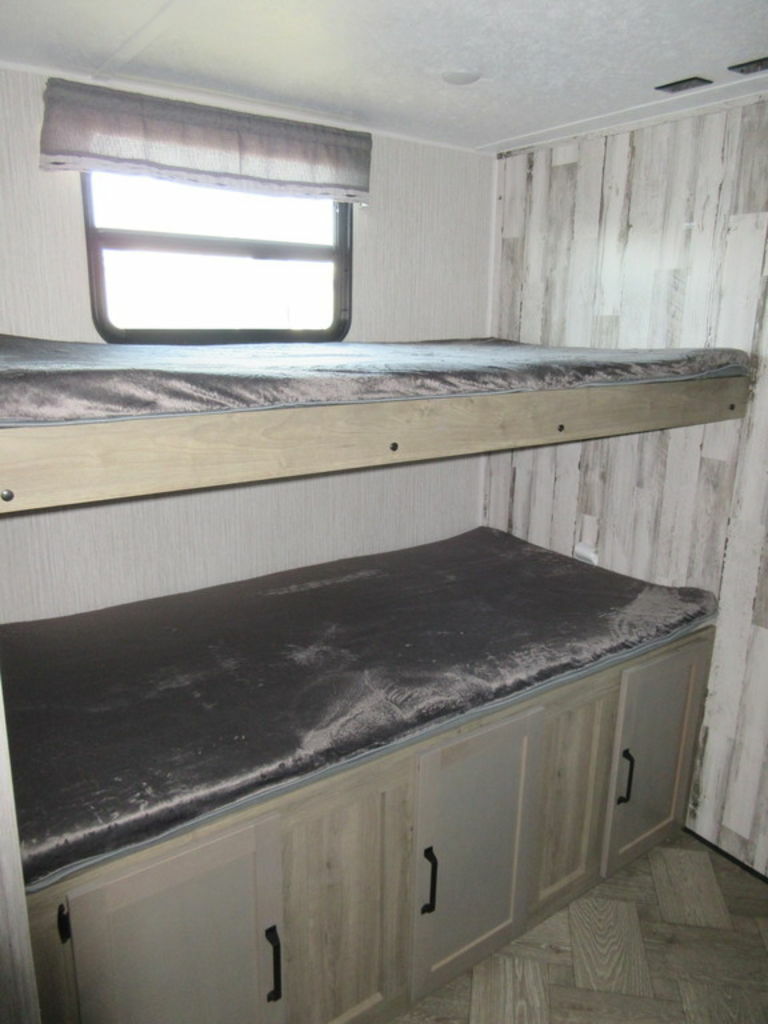 Bedroom with bunks.