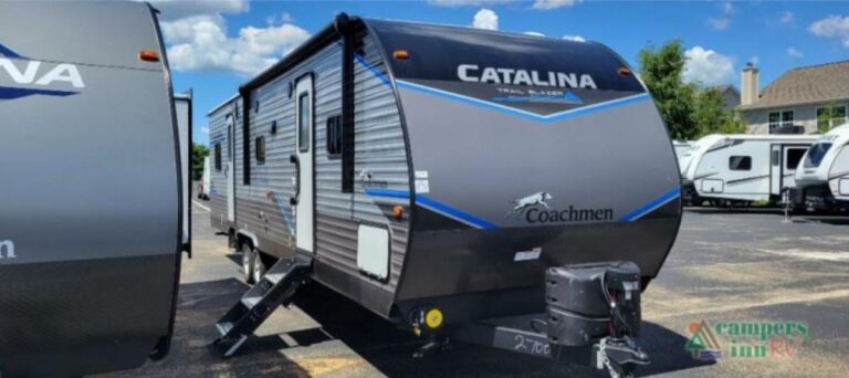 New 2022 Coachmen RV Travel Trailer Catalina Trail Blazer 29THS Toy Hauler RV (Floor Plan)