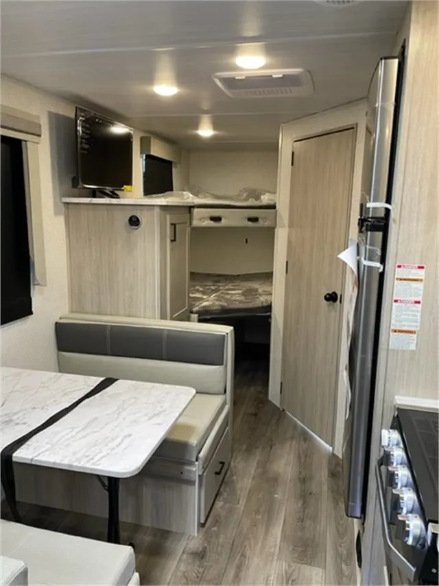 Bedroom with bunks.