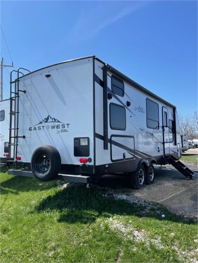 Side view of the New 2022 East To West Alta 2100 MBH Travel Trailer RV.