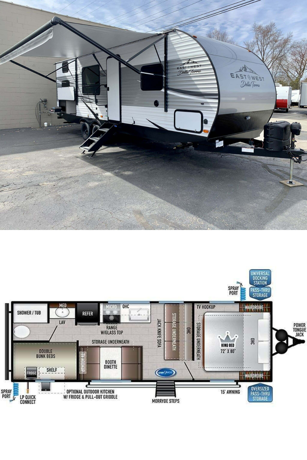 New 2022 East To West Della Terra 250BH Travel Trailer RV