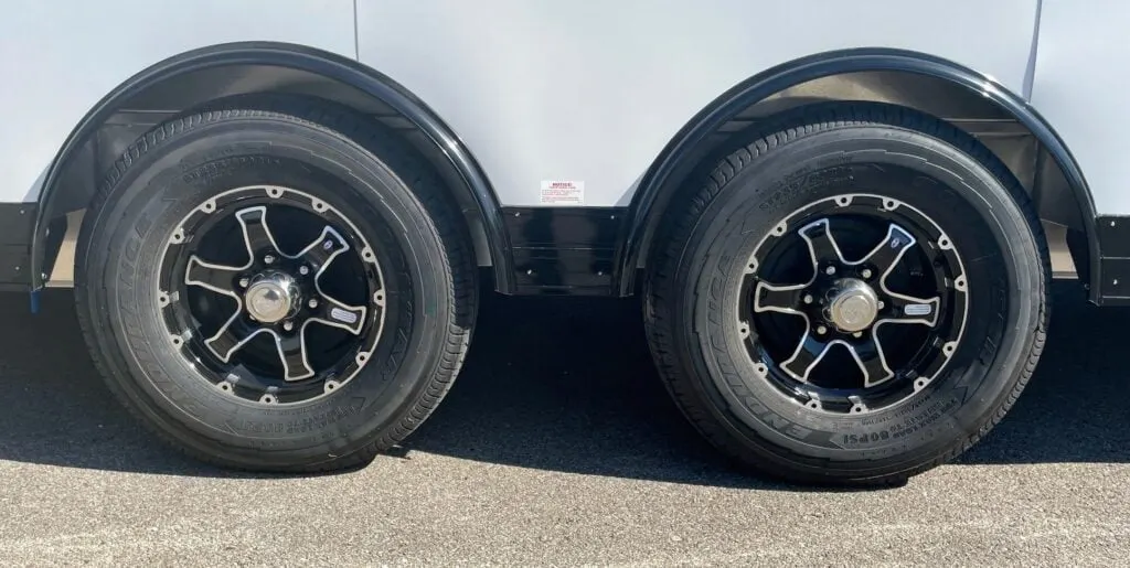 Black wheels and black rims