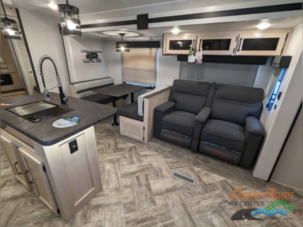 Interior of the New 2024 Palomino PUMA 32BH2B Travel Trailer RV.