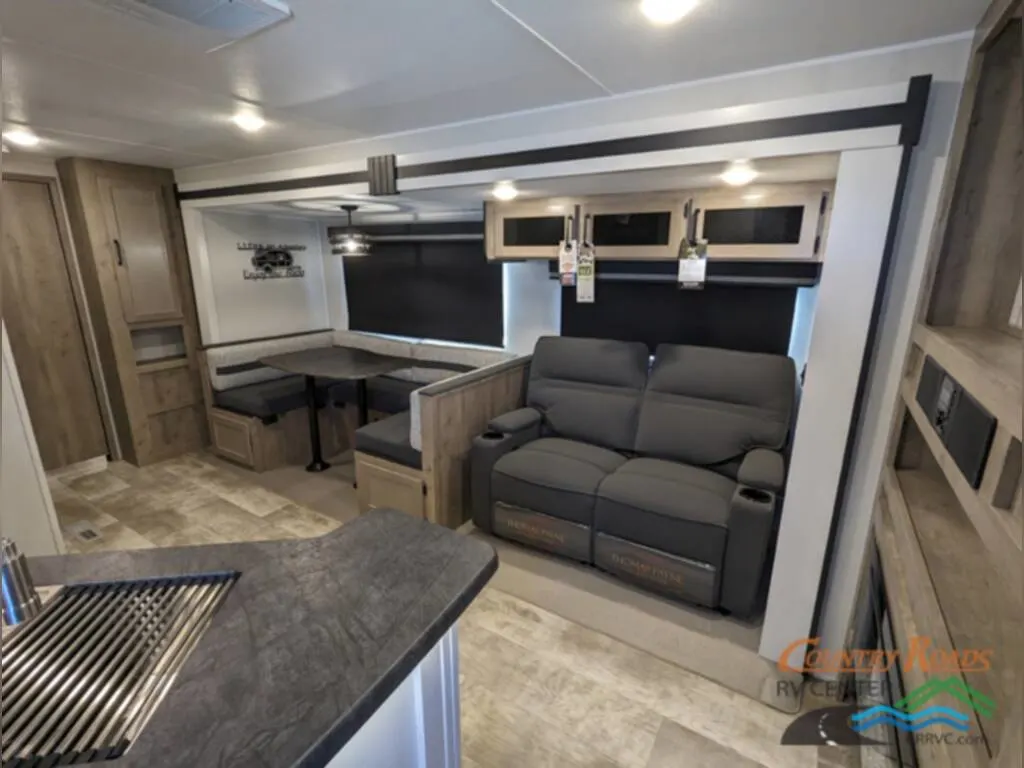 Interior of the New 2024 Palomino Puma 32RBFQ Travel Trailer RV.