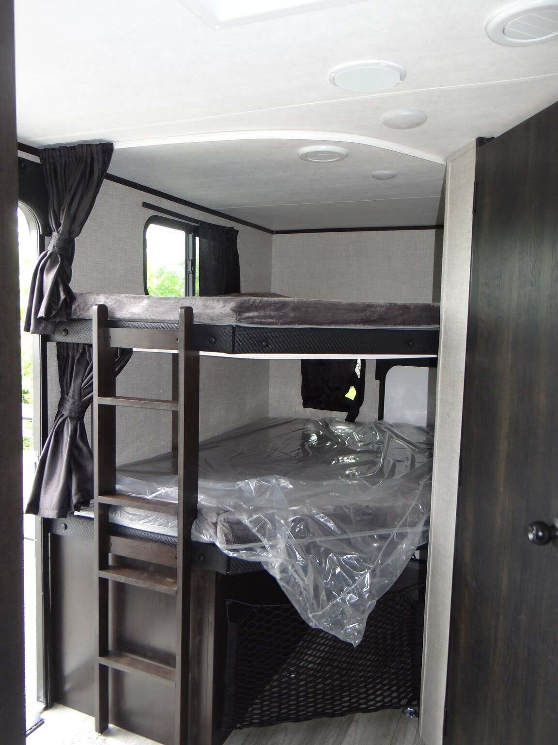 Bedroom with bunks.