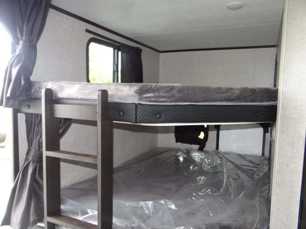 Bedroom with bunks.