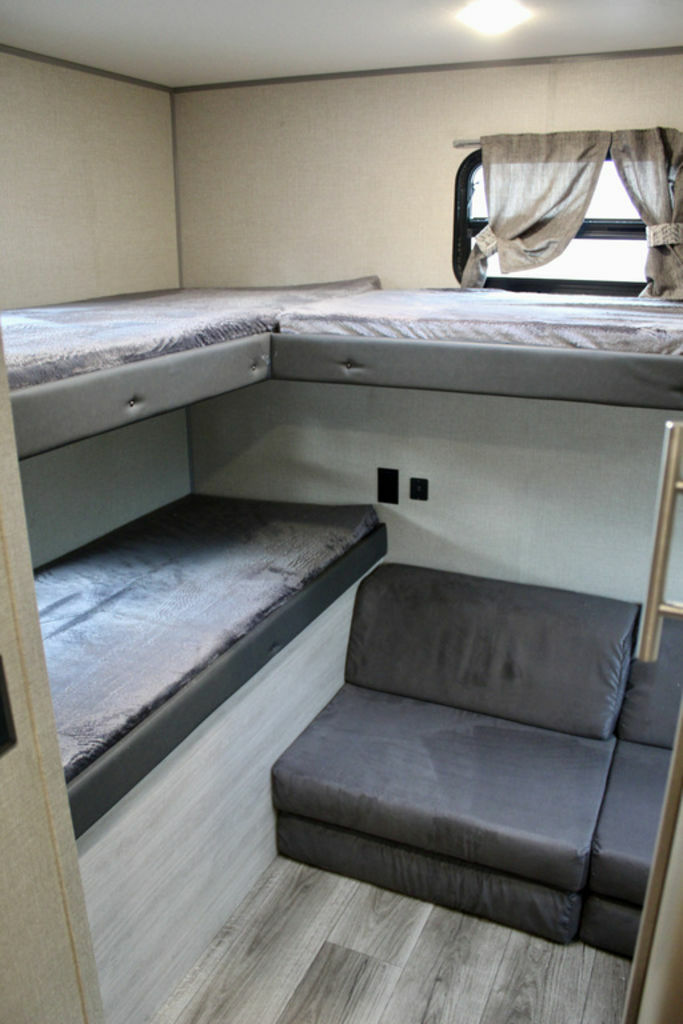 Bedroom with bunks.