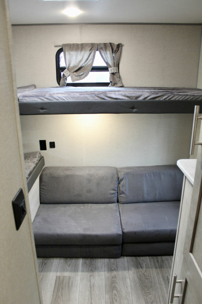 Bedroom with bunks.