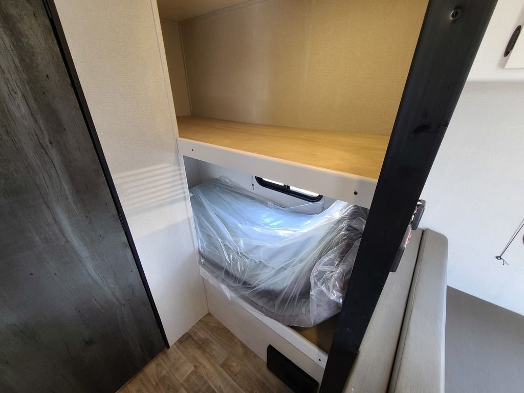 Bedroom with bunks.