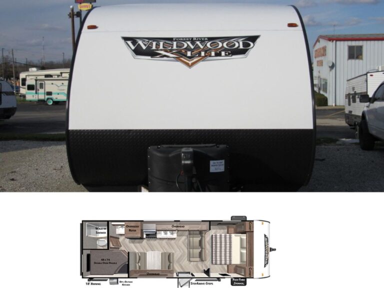 New 2022 Forest River Wildwood X-Lite Midwest 261BHXL Travel Trailer RV (Floor Plan)