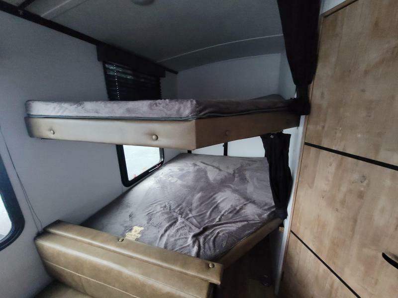 Bedroom with bunks.