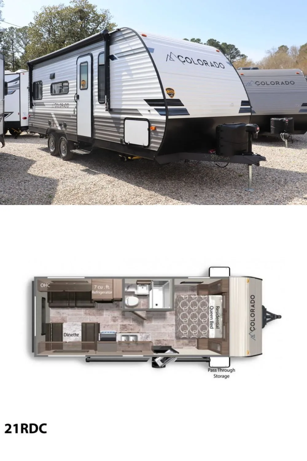 New 2022 Dutchmen Colorado 21RDC Travel Trailer RV