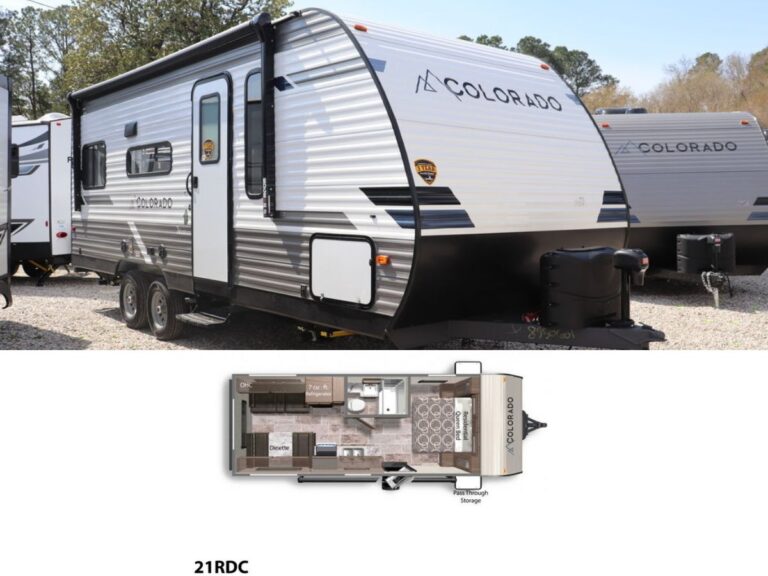 New 2022 Dutchmen Colorado 21RDC Travel Trailer RV (Floor Plan)