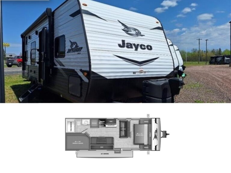 New 2022 Jayco Jay Flight SLX 8 264BH Travel Trailer RV (Floor Plan)