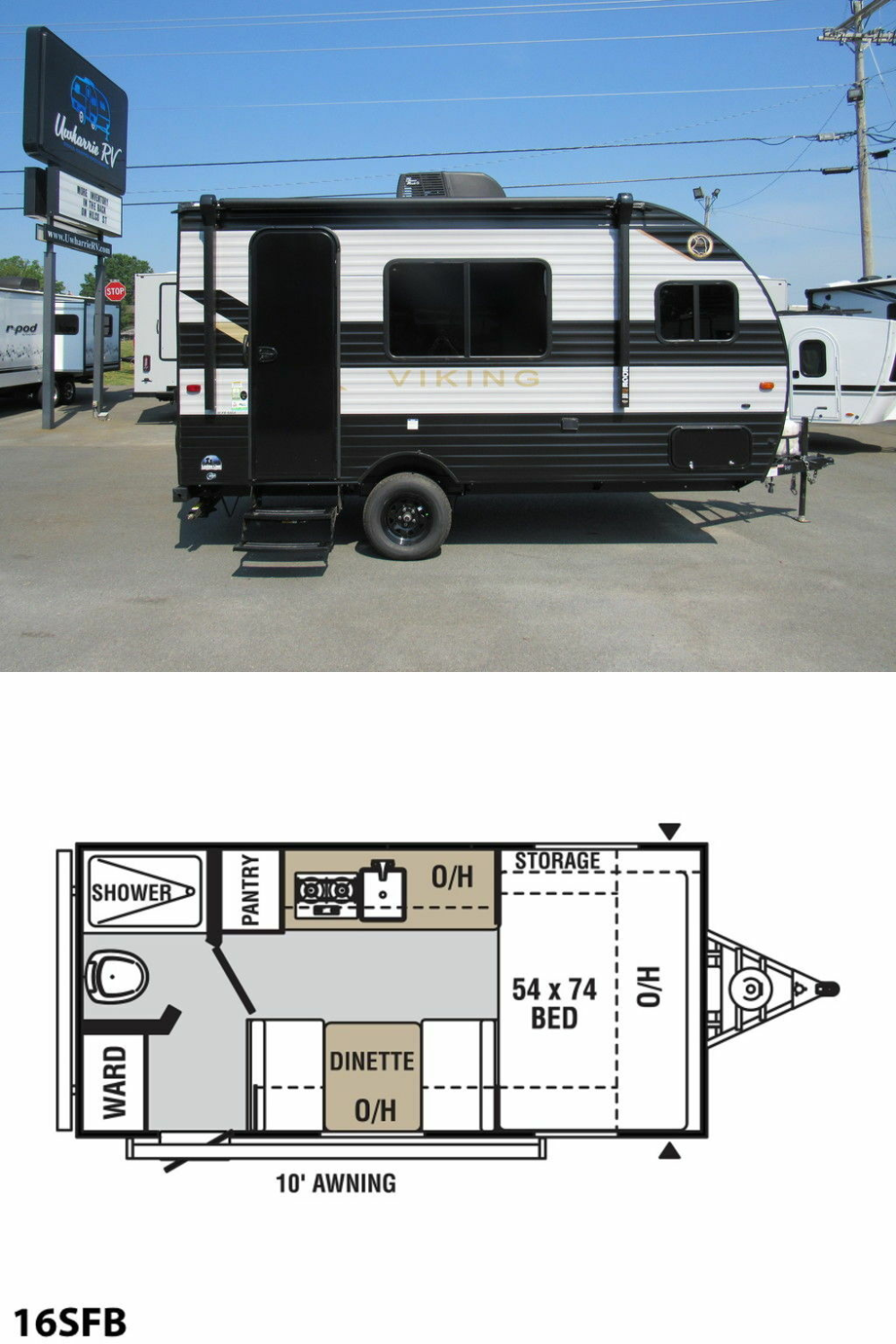 New 2022 Coachmen Viking 16SFB Travel Trailer RV