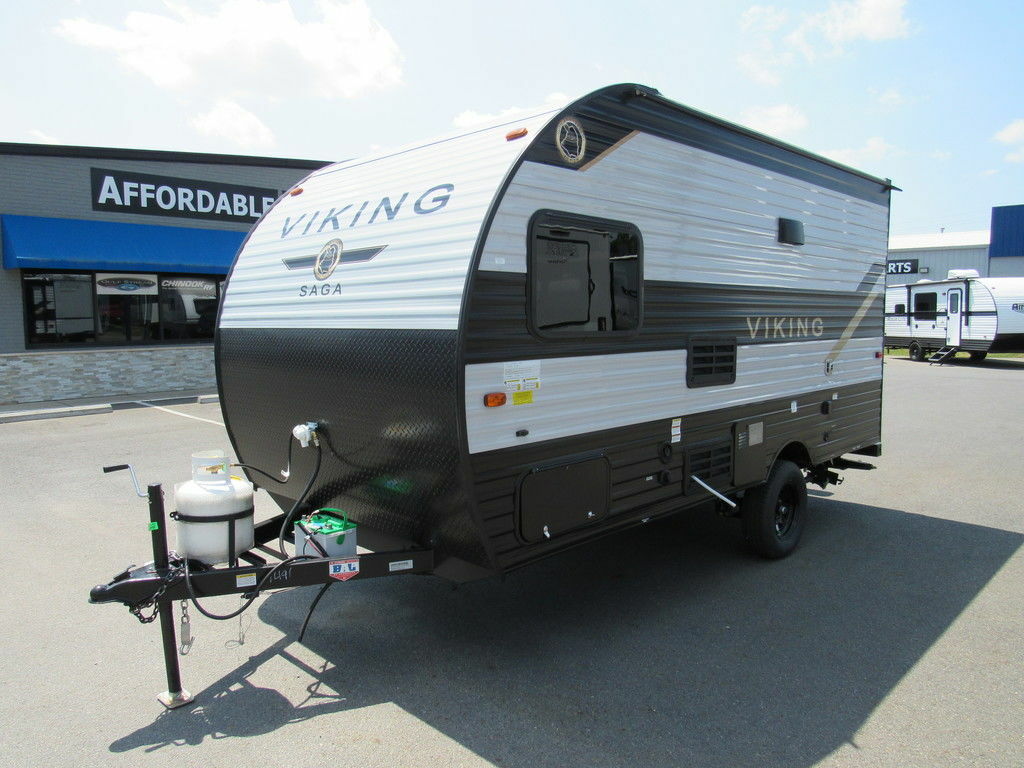 Side view of the New 2022 Coachmen Viking 16SFB Travel Trailer RV.