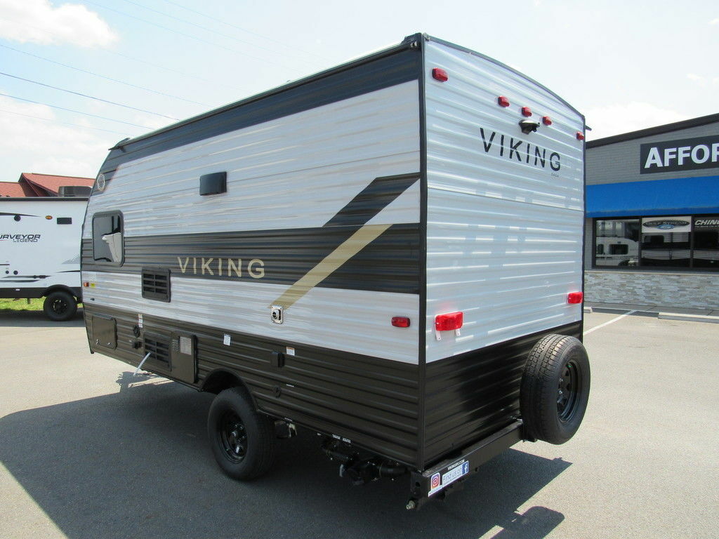 Side view of the New 2022 Coachmen Viking 16SFB Travel Trailer RV.