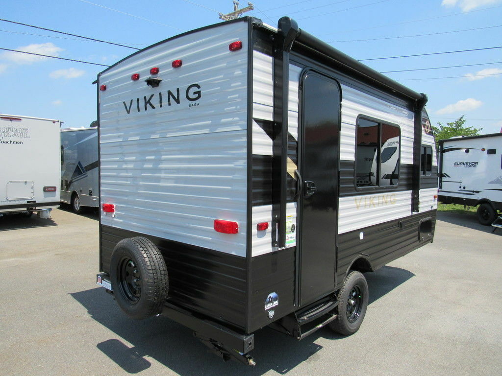 Side view of the New 2022 Coachmen Viking 16SFB Travel Trailer RV.