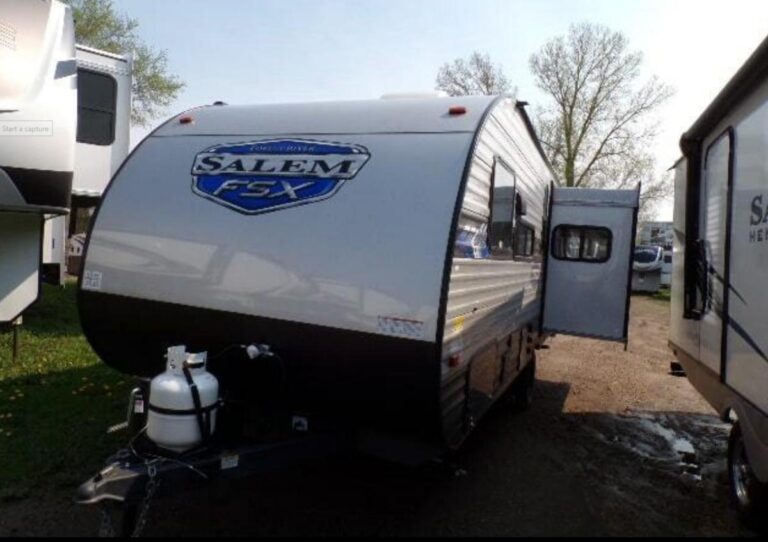 New 2022 Forest River Travel Trailer Salem FSX 169RSK Travel Trailer RV (Floor Plan)