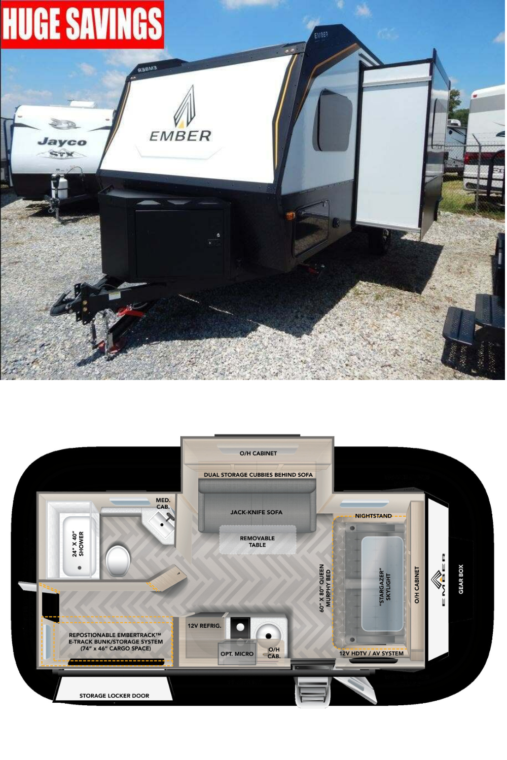 New 2022 Ember Rv Overland 191MSL Travel Trailer RV