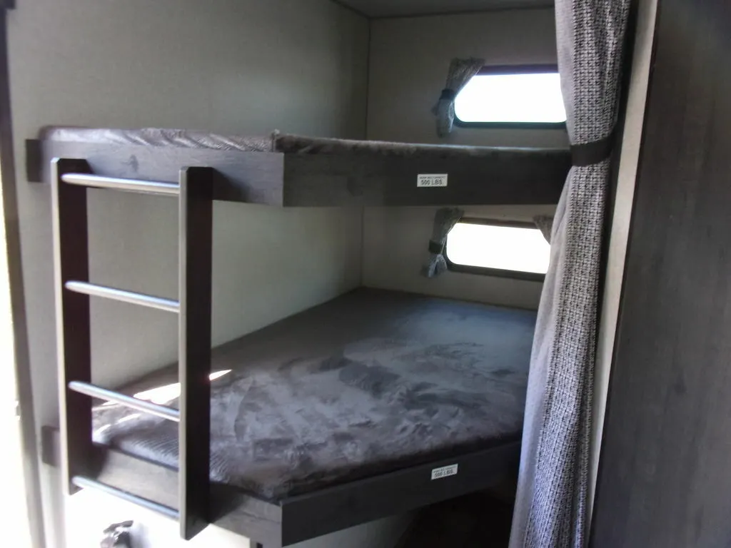 Bedroom with bunks.