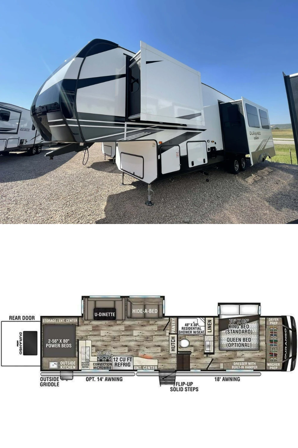 New 2022 K-Z Durango D311BHD Fifth Wheel RV