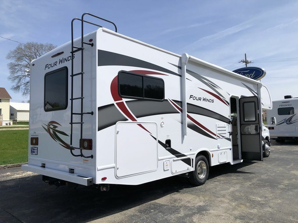 Side view of the New 2022 Thor Motor Coach Four Winds 31WV Class C RV.