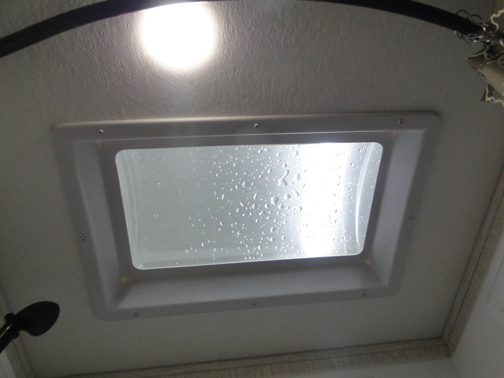 Shower with skylight