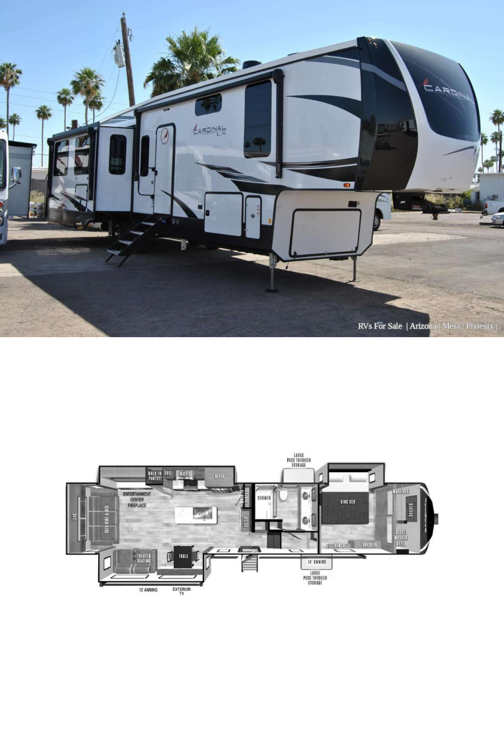 New 2022 Cardinal Luxury 360RLX Fifth Wheel RV