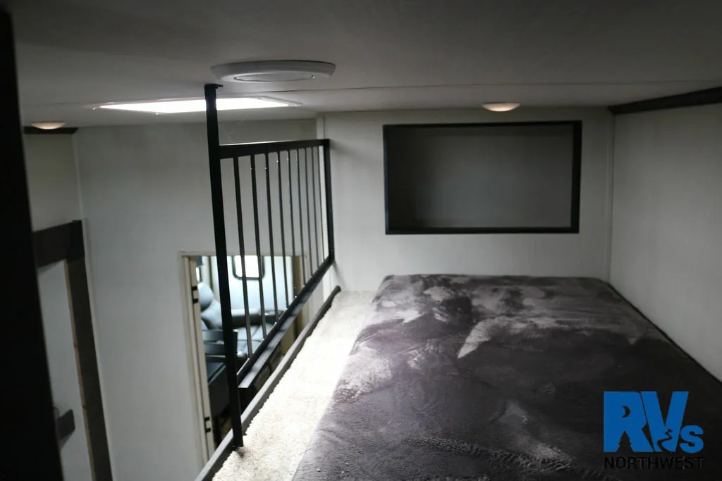 Bedroom with bunks.