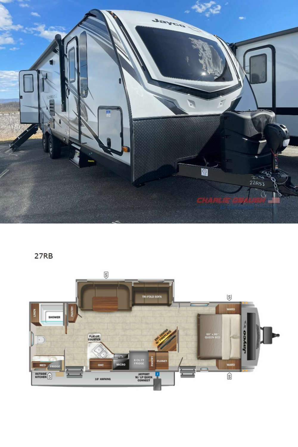 New 2022 Jayco White Hawk 27RB Travel Trailer RV